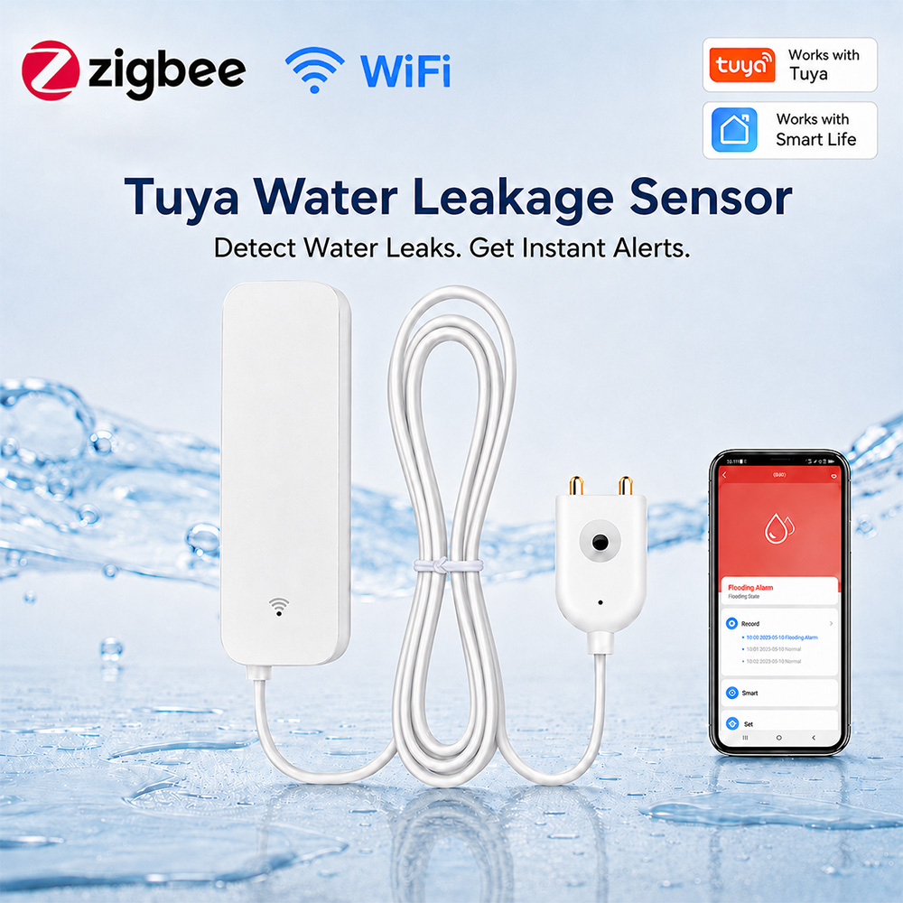 Czujnik wycieku wody ZigBee Wi – Water Alarm Sensor recenzja i cena