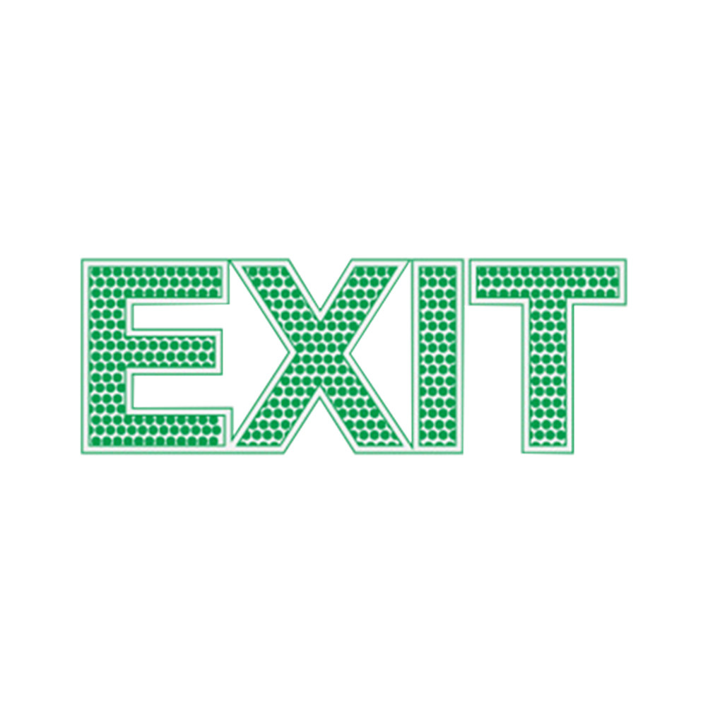 Świecąca w ciemności naklejka  – Emergency Exit Sign recenzja i cena